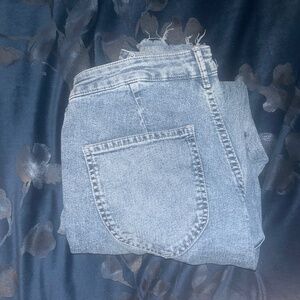 Skinny, high waisted denim jeans